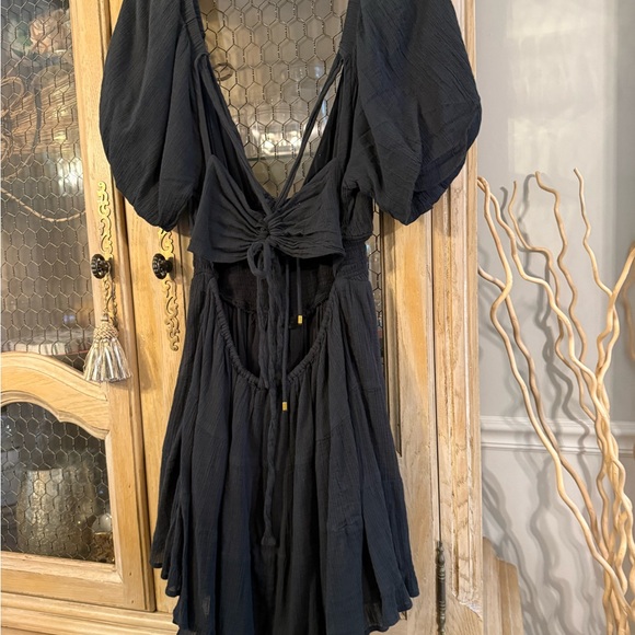 Free People Black Backless Dress - Picture 3 of 6